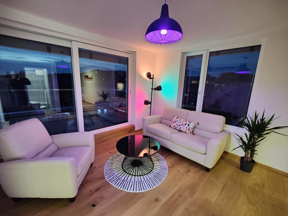 Penthouse Flat Carolina In Salzburg Stadt Bagian luar foto