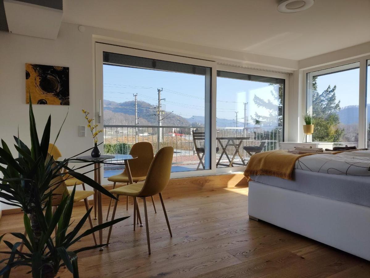 Penthouse Flat Carolina In Salzburg Stadt Bagian luar foto